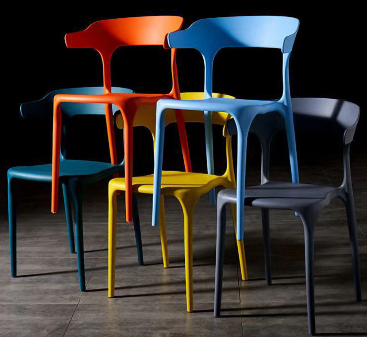 Bull horn Chair-plastic