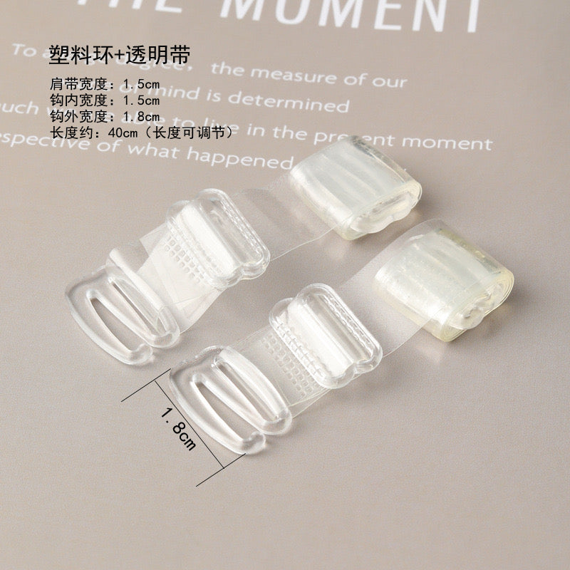 Transparent TPU bra strap (must buy 300)