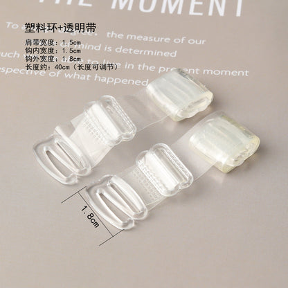 Transparent TPU bra strap (must buy 300)