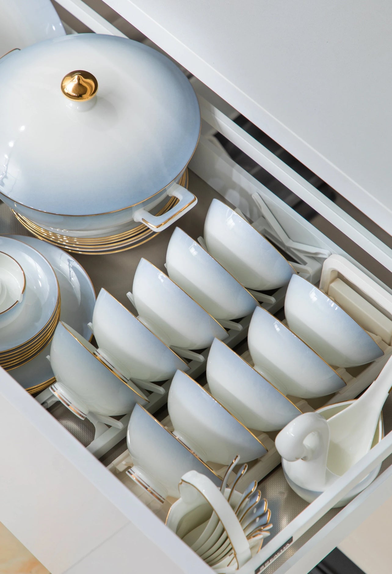 Blue Ming Bone China set.