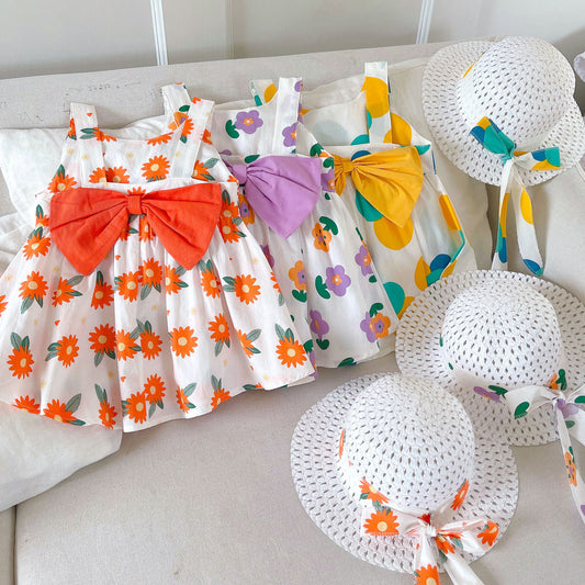 Baby beach cotton dresses (assorted)